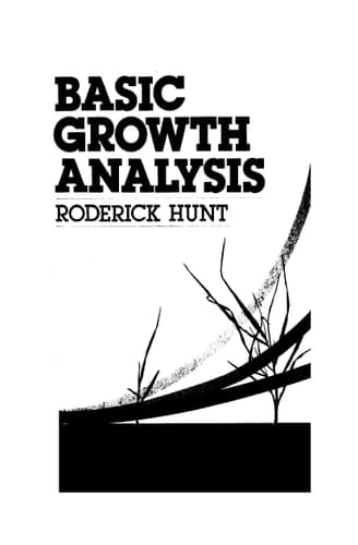 Basic Growth Analysis Plant growth analysis for beginners