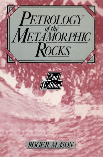 Petrology of the Metamorphic Rocks