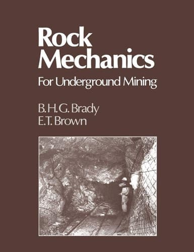 Rock Mechanics for Underground Mining