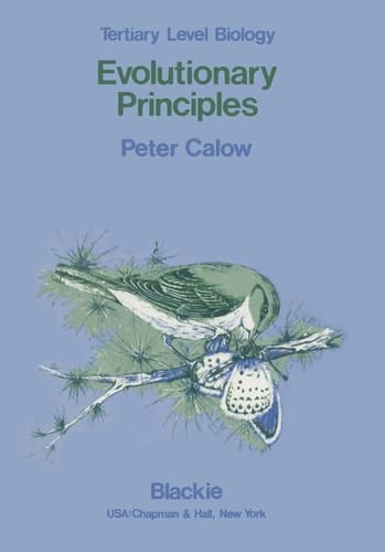 Evolutionary Principles (Tertiary Level Biology)