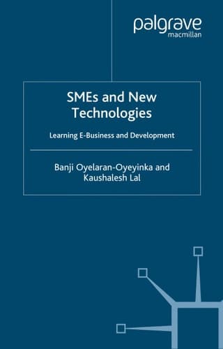 SMEs and New Technologies Learning E-Business and Development