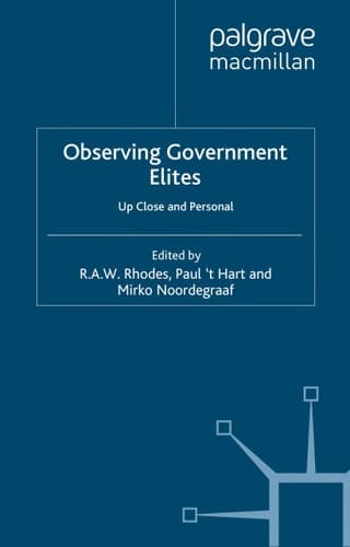 Observing Government Elites: Up Close and Personal
