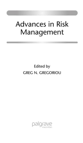 Advances in Risk Management