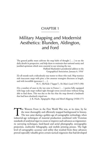 Front Lines of Modernism Remapping the Great War in British Fiction