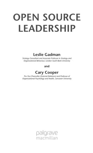 Open Source Leadership