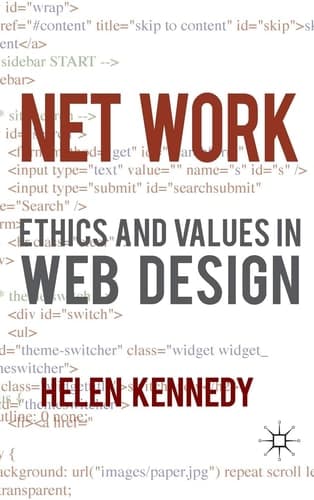 Net Work Ethics and Values in Web Design