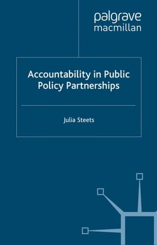 Accountability in Public Policy Partnerships