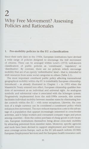 Mobile Europe The Theory and Practice of Free Movement in the EU