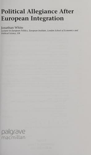 Political Allegiance After European Integration