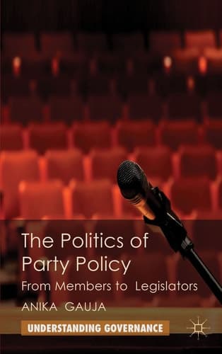 The Politics of Party Policy From Members to Legislators
