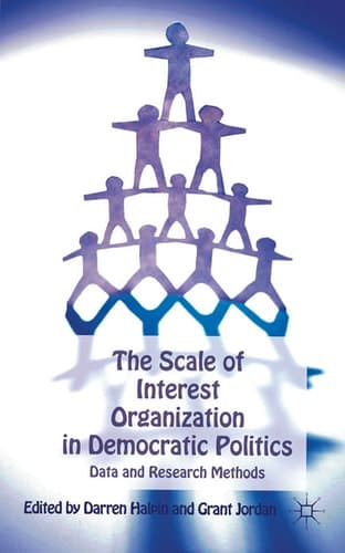 The Scale of Interest Organization in Democratic Politics Data and Research Methods