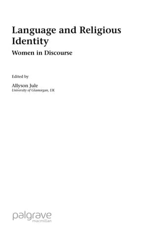 Language and Religious Identity: Women in Discourse