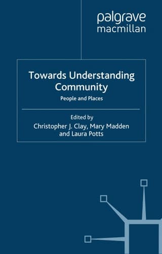 Towards Understanding Community People and Places
