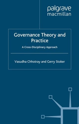 Governance Theory and Practice A Cross-Disciplinary Approach