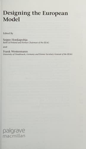 Designing the European Model