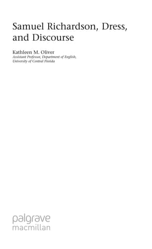 Samuel Richardson, Dress, and Discourse