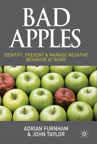 Bad Apples Identify, Prevent & Manage Negative Behavior at Work