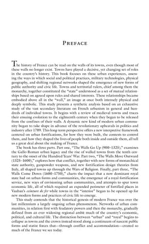 Walled Towns and the Shaping of France: From the Medieval to the Early Modern Era