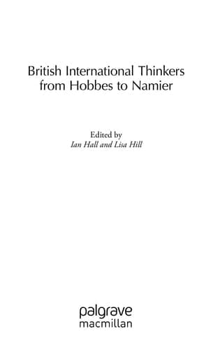 British International Thinkers from Hobbes to Namier