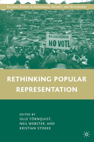 Rethinking Popular Representation (Governance, Security and Development)