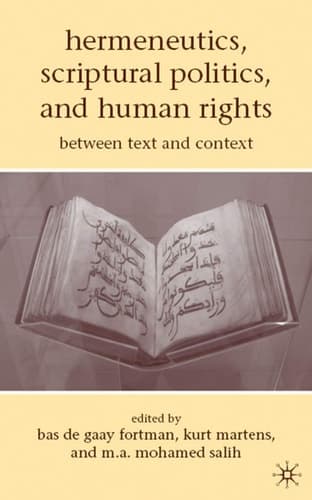 Hermeneutics, Scriptural Politics, and Human Rights Between Text and Context