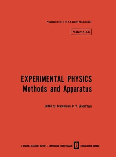 Experimental Physics Methods and Apparatus