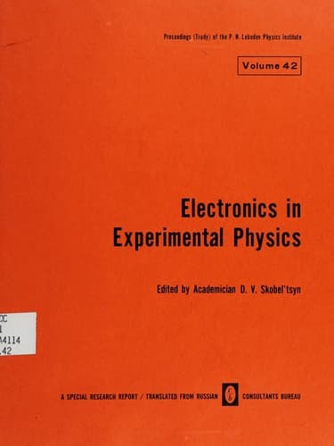 Electronics in Experimental Physics (The Lebedev Physics Institute Series)
