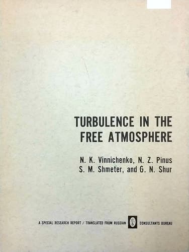 Turbulence in the Free Atmosphere