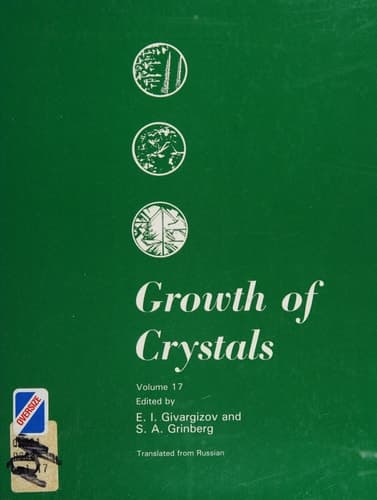 Growth of Crystals