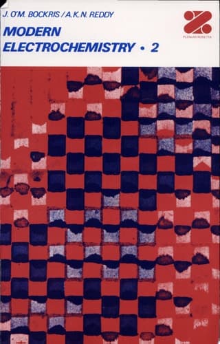 Modern Electrochemistry An Introduction to an Interdisciplinary Area