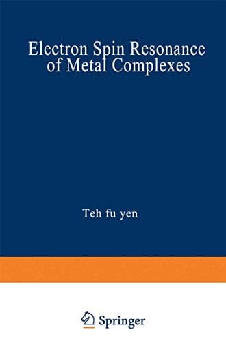 Electron Spin Resonance of Metal Complexes Proceedings of the Symposium on ESR of Metal Chelates at the Pittsburgh Conference on Analytical Chemistry and Applied Spectroscopy, held in Cleveland, Ohio, March 4–8, 1968