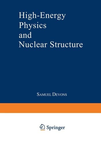 High-Energy Physics and Nuclear Structure Proceedings of the Third International Conference on High Energy Physics and Nuclear Structure sponsored by the International Union of Pure and Applied Physics, held at Columbia University, New York City, September 8–12, 1969