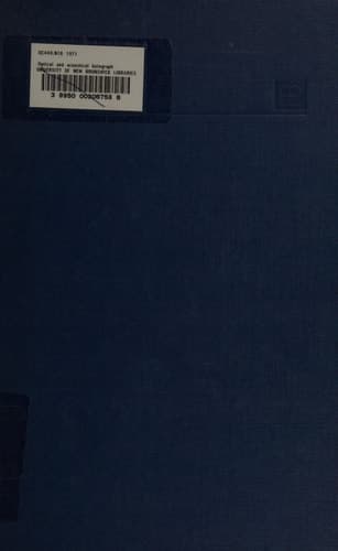 Optical and Acoustical Holography: Proceedings of the NATO Advanced Study Institute on Optical and Acoustical Holography Milan, Italy, May 24–June 4, 1971