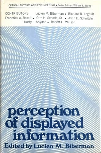 Perception of Displayed Information (Optical Physics and Engineering)