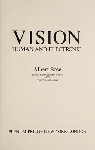 Vision Human and Electronic