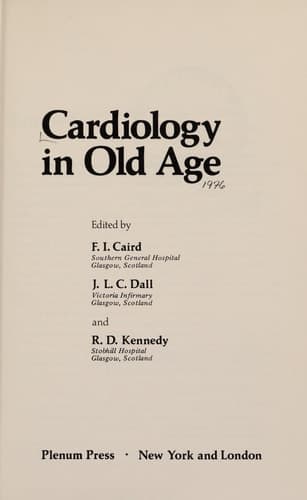Cardiology in Old Age