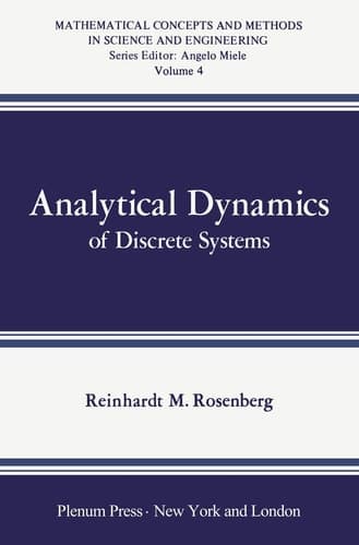 Analytical Dynamics of Discrete Systems