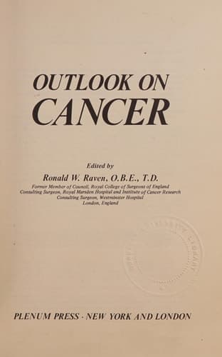 Outlook on Cancer