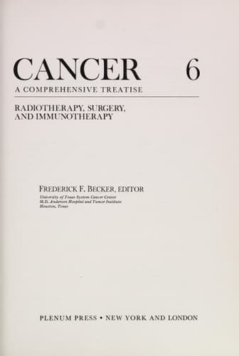 Radiotherapy, Surgery, and Immunotherapy