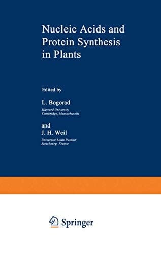 Nucleic Acids and Protein Synthesis in Plants (Nato Science Series A:)