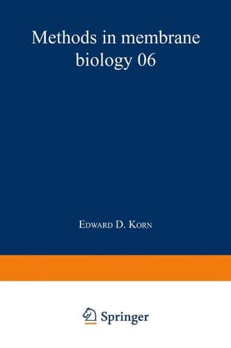 Methods in Membrane Biology Volume 6