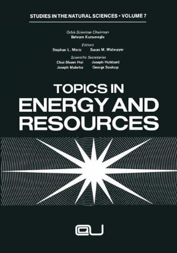 Topics in Energy and Resources (Studies in the Natural Sciences)
