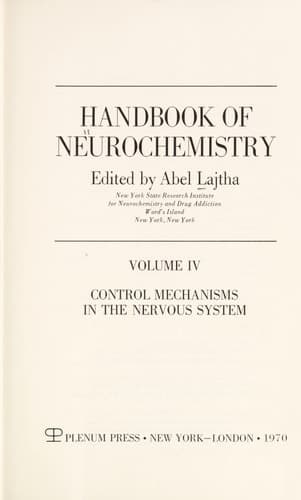 Control Mechanisms in the Nervous System