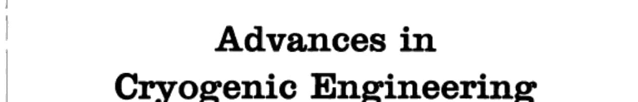 Advances in Cryogenic Engineering Volume 22