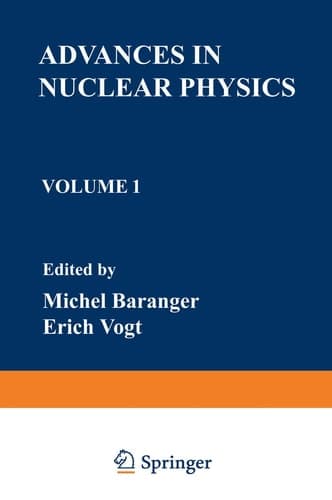 Advances in Nuclear Physics Volume 1