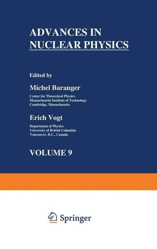 Advances in Nuclear Physics Volume 9