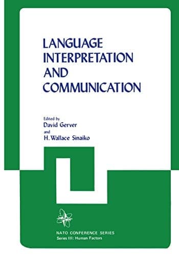 Language Interpretation and Communication (Nato Conference Series)