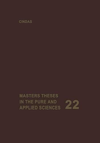 Masters Theses in the Pure and Applied Sciences Accepted by Colleges and Universities of the United States and Canada