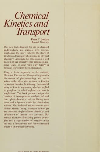 Chemical Kinetics and Transport