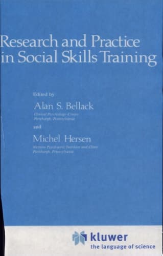 Research and Practice in Social Skills Training